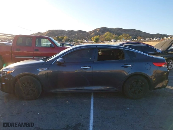 2016 Kia Optima LX with VIN KNAGT4L38G5107407, listed as a IAAI auction lot 41344291 with 78,761 mi miles. Bid and sale history available at carsss.com. Image 14.