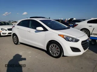 2017 Hyundai Elantra GT with VIN KMHD35LH8HU380003, listed as a Copart auction lot 72971854 with 76,678 mi miles and Non Repairable. Bid and sale history available at carsss.com. Image 4.