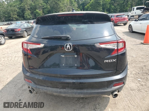 2021 Acura RDX with VIN 5J8TC1H32ML015579, listed as a Copart auction lot 59215965 with 76,411 mi miles and Salvage title. Bid and sale history available at DreamBid. Image 6.