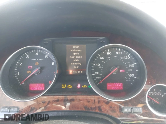 2006 Audi A8 4.2L z VIN WAULL44E16N024172, wystawiony jako IAAI lot #41773511 z przebiegiem 136 917 mil mil oraz . Historia ofert i sprzedaży dostępna na DreamBid. Obrazek 7.
