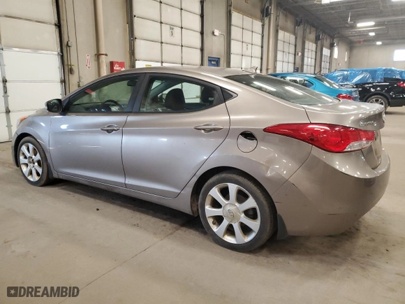 2013 Hyundai Elantra Limited PZEV with VIN 5NPDH4AEXDH197165, listed as a Copart auction lot 50725795 with 154,868 mi miles and Salvage Title. Bid and sale history available at carsss.com. Image 2.