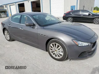 2017 Maserati Ghibli z VIN ZAM57XSA9H1206127, wystawiony jako Copart lot #56883775 z przebiegiem 13 439 mil mil oraz Czysty tytuł • Clean title. Historia ofert i sprzedaży dostępna na DreamBid. Obrazek 4.