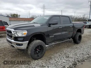 2019 Ram 1500 Big Horn/Lone Star with VIN 1C6RRFFG5KN846027, listed as a Copart auction lot 51250215 with 62,814 mi miles and Salvage Title. Bid and sale history available at carsss.com. Image 1.