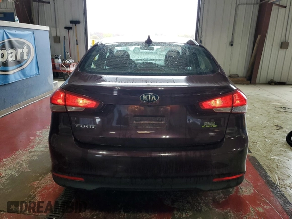 2017 Kia Forte LX with VIN 3KPFL4A73HE132225, listed as a Copart auction lot 54540115 with 100,896 mi miles and Salvage Title. Bid and sale history available at carsss.com. Image 6.
