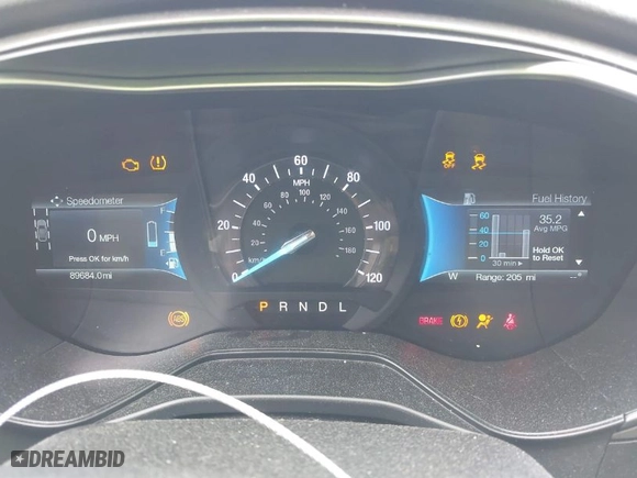 2019 Ford Fusion Hybrid SE with VIN 3FA6P0LU8KR106192, listed as a IAAI auction lot 41917627 with 89,684 mi miles. Bid and sale history available at carsss.com. Image 7.