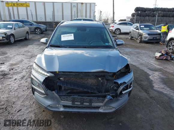 2020 Hyundai Kona Limited with VIN KM8K3CA58LU443078, listed as a IAAI auction lot 41510108 with 101,412 mi miles. Bid and sale history available at carsss.com. Image 13.