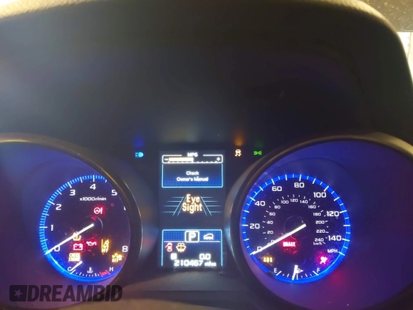 2019 Subaru Outback Premium with VIN 4S4BSAFC4K3217719, listed as a IAAI auction lot 42252640 with 210,467 mi miles and . Bid and sale history available at DreamBid. Image 7.