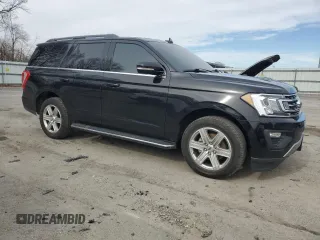 2021 Ford Expedition XLT with VIN 1FMJU1HT9MEA35301, listed as a Copart auction lot 45676985 with 78,480 mi miles and Salvage title. Bid and sale history available at DreamBid. Image 4.