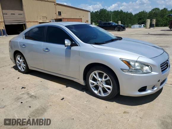 2013 Nissan Maxima SV with VIN 1N4AA5AP8DC801800, listed as a Copart auction lot 63450925 with 222,105 mi miles and Salvage title. Bid and sale history available at DreamBid. Image 4.