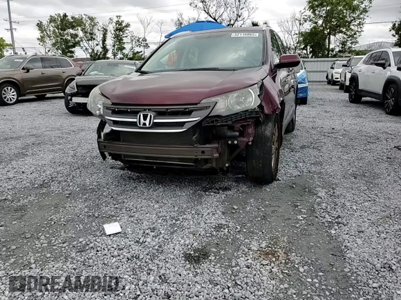 2012 Honda CR-V EX-L with VIN 5J6RM3H78CL042752, listed as a Copart auction lot 52116865 with 74,281 mi miles and Salvage Title. Bid and sale history available at carsss.com. Image 12.