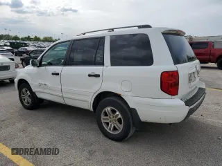 2005 Honda Pilot EX with VIN 5FNYF184X5B038942, listed as a Copart auction lot 50913695 with 225,404 mi miles and Salvage Title. Bid and sale history available at DreamBid. Image 2.