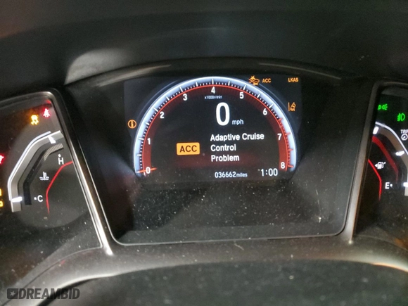 2019 Honda Civic Hatchback Sport Touring with VIN SHHFK7H9XKU224296, listed as a Copart auction lot 43169155 with 36,662 mi miles and Salvage Title. Bid and sale history available at carsss.com. Image 9.