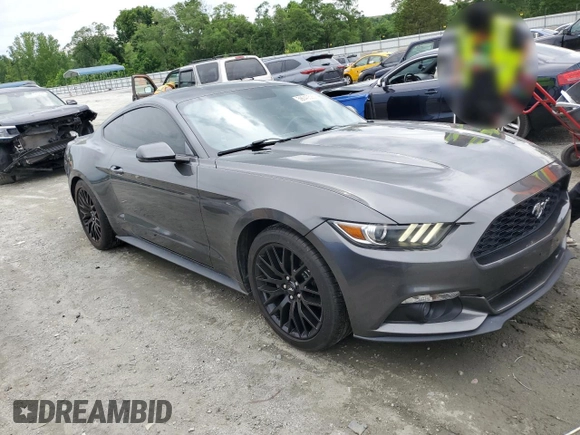 2015 Ford Mustang EcoBoost with VIN 1FA6P8TH8F5322263, listed as a Copart auction lot 59040525 with 102,815 mi miles and Salvage title. Bid and sale history available at DreamBid. Image 4.