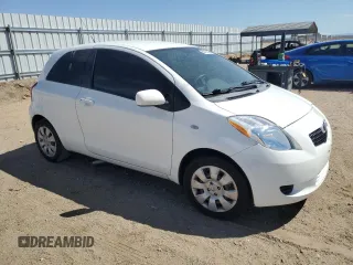 2008 Toyota Yaris with VIN JTDJT923685144805, listed as a Copart auction lot 52402325 with 140,336 mi miles and Salvage Title. Bid and sale history available at DreamBid. Image 4.