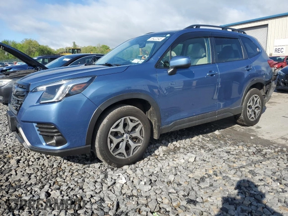 2024 Subaru Forester Premium z VIN JF2SKADC2RH427726, wystawiony jako Copart lot #55422345 z przebiegiem 26 570 mil mil oraz Szkoda całkowita • Salvage title. Historia ofert i sprzedaży dostępna na DreamBid. Obrazek 1.