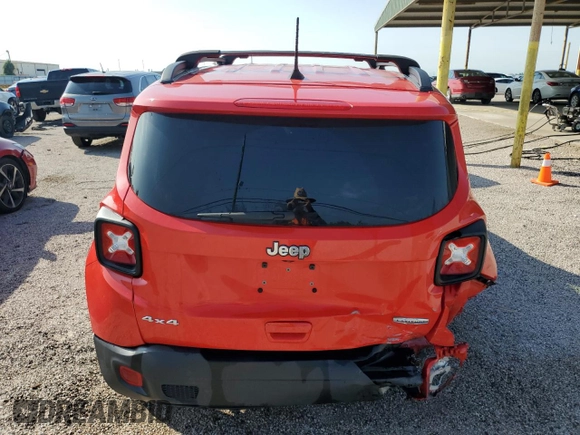 2020 Jeep Renegade Latitude with VIN ZACNJBBB8LPL41025, listed as a Copart auction lot 55120655 with 75,101 mi miles and Clean title. Bid and sale history available at DreamBid. Image 6.