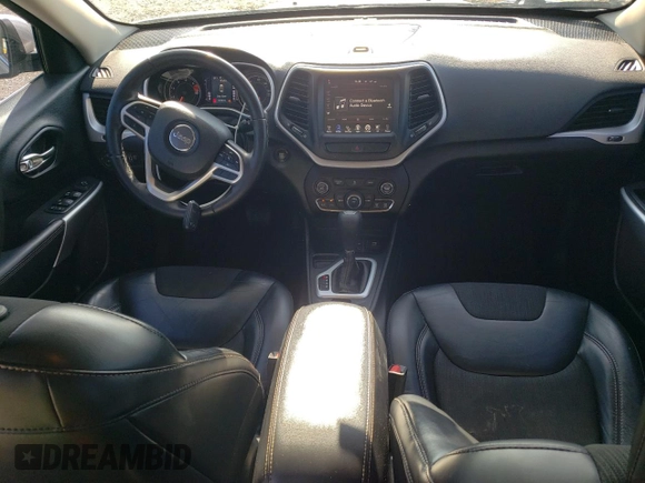2018 Jeep Cherokee Latitude Plus with VIN 1C4PJLLB5JD519064, listed as a Copart auction lot 60925715 with 161,999 mi miles and Salvage title. Bid and sale history available at DreamBid. Image 8.