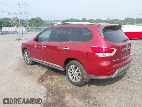 2013 Nissan Pathfinder SV z VIN 5N1AR2MM6DC686662, wystawiony jako IAAI lot #42517509 z przebiegiem 114 731 mil mil oraz . Historia ofert i sprzedaży dostępna na DreamBid. Obrazek 3.