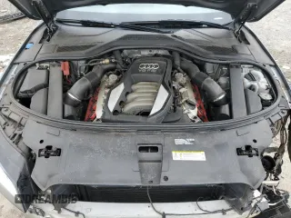 2011 Audi A8 with VIN WAURVAFD9BN006004, listed as a Copart auction lot 47996165 with 132,799 mi miles and Salvage title. Bid and sale history available at DreamBid. Image 12.