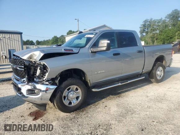 2024 Ram 2500 Big Horn with VIN 3C6UR5DJ8RG348216, listed as a Copart auction lot 61998405 with 22,244 mi miles and Clean title. Bid and sale history available at DreamBid. Image 1.