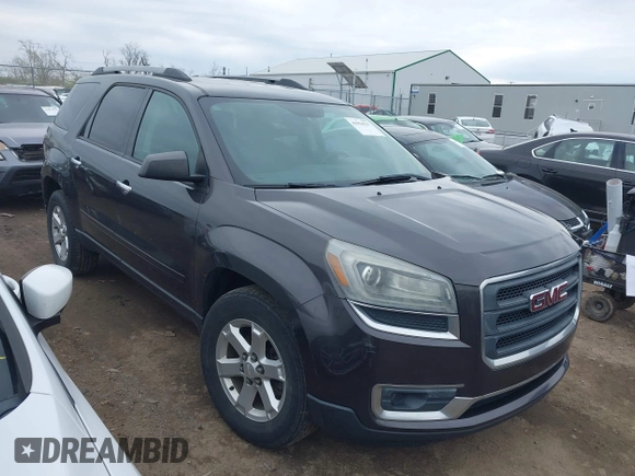 2013 GMC Acadia SLE with VIN 1GKKRPKD1DJ269491, listed as a IAAI auction lot 41994527 with 169,710 mi miles and . Bid and sale history available at DreamBid. Image 1.