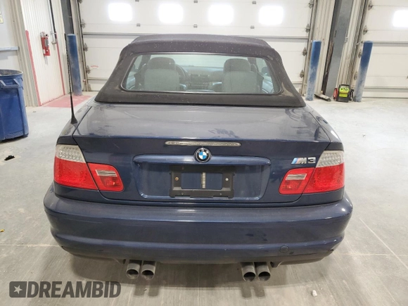 2003 BMW 3 Series M3 with VIN WBSBR93483PK04454, listed as a Copart auction lot 89315185 with 157,450 mi miles and Clean Title. Bid and sale history available at carsss.com. Image 6.