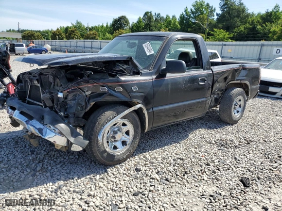 2005 Chevrolet Silverado 1500 Work Truck with VIN 1GCEC14V85Z138574, listed as a Copart auction lot 59413614 with NaN miles and Salvage Title. Bid and sale history available at carsss.com. Image 1.