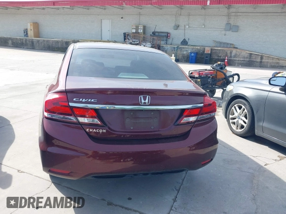 2014 Honda Civic LX with VIN 19XFB2F54EE050014, listed as a IAAI auction lot 42025589 with 245,299 mi miles and . Bid and sale history available at DreamBid. Image 17.