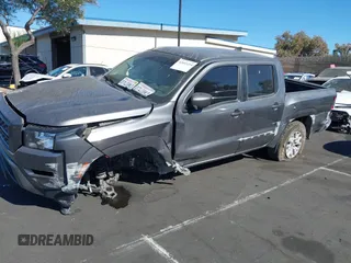 2022 Nissan Frontier SV with VIN 1N6ED1EJ8NN614416, listed as a IAAI auction lot 42603214 with 84,183 mi miles and . Bid and sale history available at DreamBid. Image 2.