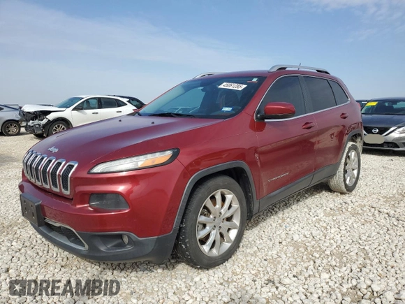 2014 Jeep Cherokee Limited with VIN 1C4PJLDS5EW163904, listed as a Copart auction lot 45061285 with 136,231 mi miles and Clean Title. Bid and sale history available at carsss.com. Image 1.
