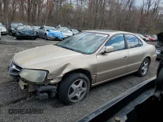 2002 Acura TL with VIN 19UUA56662A029864, listed as a Copart auction lot 50018895 with 225,015 mi miles and Salvage Title. Bid and sale history available at carsss.com. Image 1.