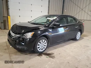 2014 Nissan Sentra SV with VIN 3N1AB7AP6EY200920, listed as a Copart auction lot 62822345 with 49,709 mi miles and Salvage title. Bid and sale history available at DreamBid. Image 1.