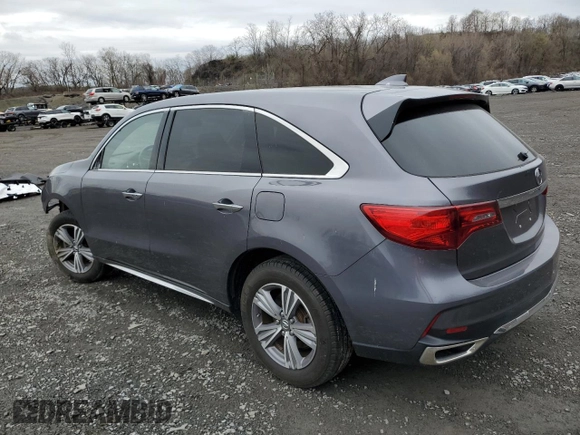 2020 Acura MDX with VIN 5J8YD4H31LL058300, listed as a Copart auction lot 52531115 with 0 mi miles and Salvage Title. Bid and sale history available at carsss.com. Image 2.