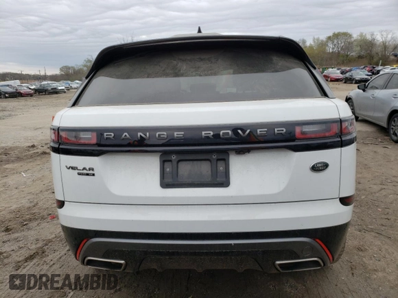 2019 Land Rover Range Rover Velar R-Dynamic SE with VIN SALYL2FV1KA206751, listed as a Copart auction lot 45920033 with 40,390 mi miles. Bid and sale history available at carsss.com. Image 6.
