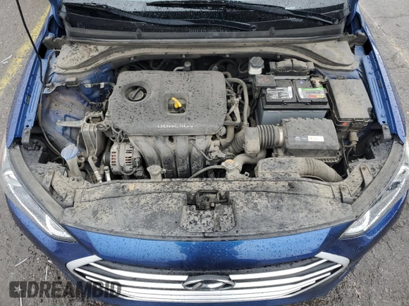 2017 Hyundai Elantra Limited z VIN 5NPD84LF0HH072770, wystawiony jako Copart lot #55665015 z przebiegiem 70 485 mil mil oraz Szkoda całkowita • Salvage title. Historia ofert i sprzedaży dostępna na DreamBid. Obrazek 11.