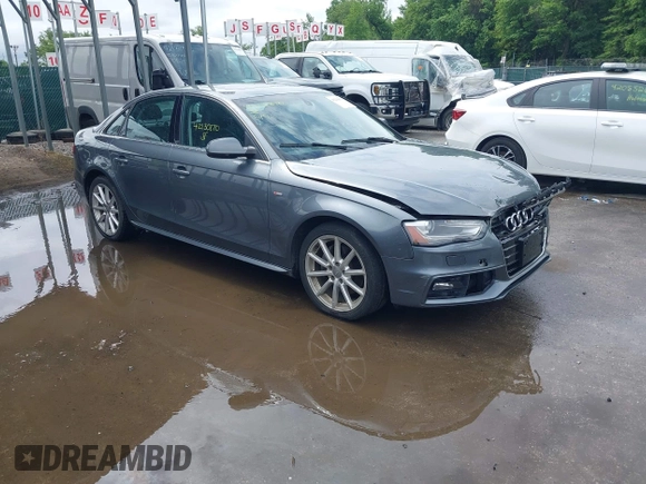 2015 Audi A4 Premium Plus z VIN WAUFFAFL5FN018440, wystawiony jako IAAI lot #42230870 z przebiegiem 135 275 mil mil oraz . Historia ofert i sprzedaży dostępna na DreamBid. Obrazek 1.