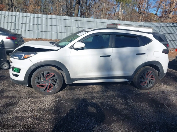 2021 Hyundai Tucson Sport with VIN KM8J3CAL8MU401425, listed as a IAAI auction lot 41426856 with 45,837 mi miles. Bid and sale history available at carsss.com. Image 14.