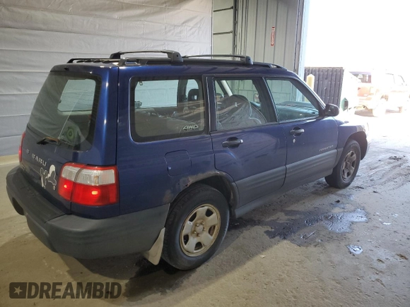 2001 Subaru Forester L with VIN JF1SF63591G766471, listed as a Copart auction lot 54726245 with 198,772 mi miles and Clean Title. Bid and sale history available at carsss.com. Image 3.
