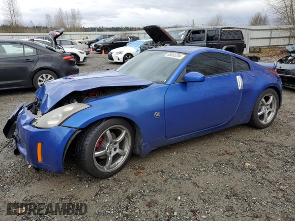 2005 Nissan 350Z Enthusiast with VIN JN1AZ34D25M603575, listed as a Copart auction lot 80695294 with 97,894 mi miles and Salvage Title. Bid and sale history available at carsss.com. Image 1.