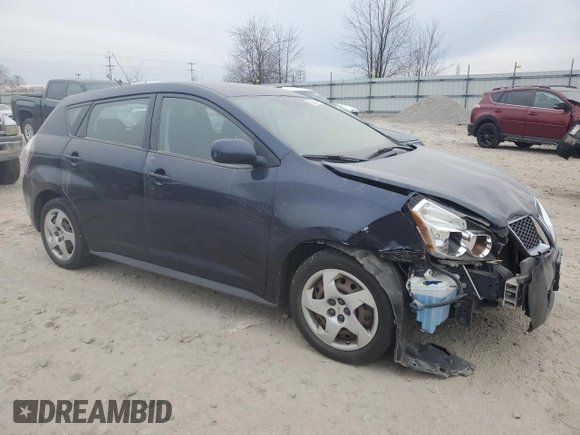 2009 Pontiac Vibe w/1SA with VIN 5Y2SP67839Z477002, listed as a Copart auction lot 82888204 with 162,519 mi miles and Non Repairable. Bid and sale history available at carsss.com. Image 4.
