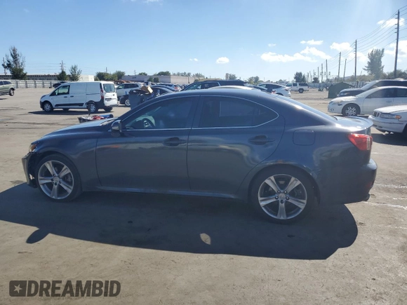 2011 Lexus IS 250 with VIN JTHBF5C23B5138850, listed as a Copart auction lot 44443045 with 116,358 mi miles and Salvage Title. Bid and sale history available at DreamBid. Image 2.