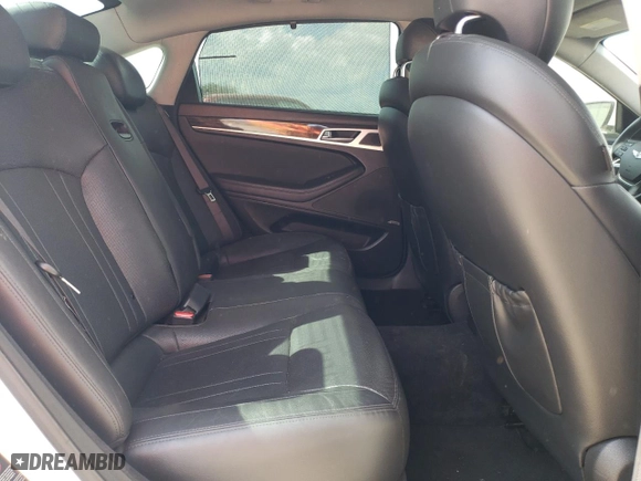 2016 Hyundai Genesis 3.8L with VIN KMHGN4JE1GU143877, listed as a Copart auction lot 44812975 with 107,608 mi miles and Salvage Title. Bid and sale history available at carsss.com. Image 11.