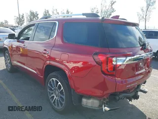 2022 GMC Acadia Denali with VIN 1GKKNPLS7NZ139033, listed as a IAAI auction lot 41486018 with 35,406 mi miles. Bid and sale history available at carsss.com. Image 3.