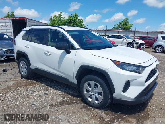 2019 Toyota RAV4 LE with VIN JTMF1RFV4KJ011269, listed as a IAAI auction lot 42546070 with 25,815 mi miles and . Bid and sale history available at DreamBid. Image 1.