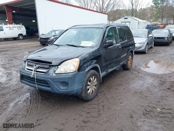 2006 Honda CR-V EX with VIN SHSRD78866U427510, listed as a IAAI auction lot 41806051 with 263,278 mi miles. Bid and sale history available at carsss.com. Image 2.