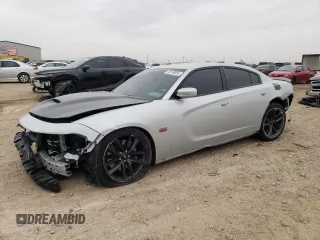 2019 Dodge Charger Scat Pack with VIN 2C3CDXGJ9KH742490, listed as a Copart auction lot 48196865 with 18,861 mi miles and Salvage title. Bid and sale history available at DreamBid. Image 1.