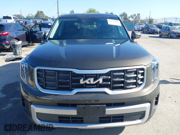 2023 Kia Telluride S with VIN 5XYP6DGC2PG387093, listed as a IAAI auction lot 42299026 with 12,895 mi miles and . Bid and sale history available at DreamBid. Image 12.