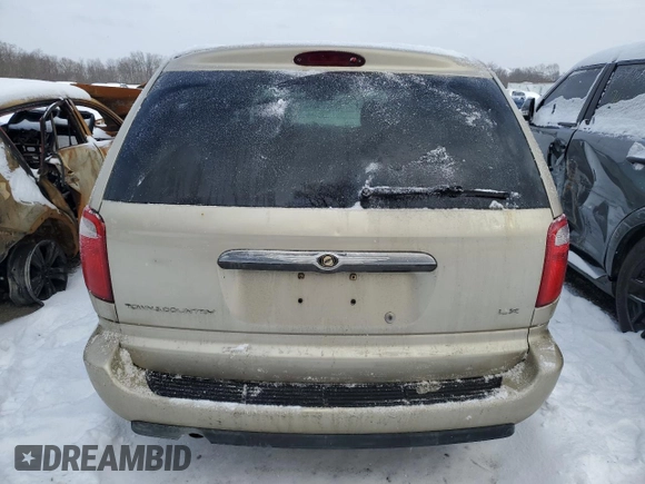 2006 Chrysler Town & Country LWB LX with VIN 2A4GP44R76R716347, listed as a Copart auction lot 87476564 with 79,695 mi miles and Salvage Title. Bid and sale history available at carsss.com. Image 6.