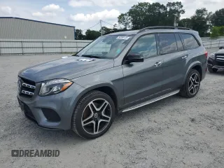 2018 Mercedes-Benz GLS 550 z VIN 4JGDF7DEXJB134109, wystawiony jako Copart lot #56599125 z przebiegiem 62 280 mil mil oraz Szkoda całkowita • Salvage title. Historia ofert i sprzedaży dostępna na DreamBid. Obrazek 1.