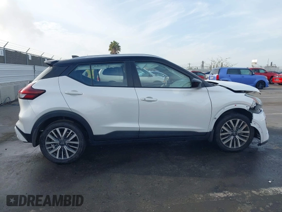 2023 Nissan Kicks SV with VIN 3N1CP5CV5PL492991, listed as a IAAI auction lot 41805445 with Not Provided miles. Bid and sale history available at carsss.com. Image 12.